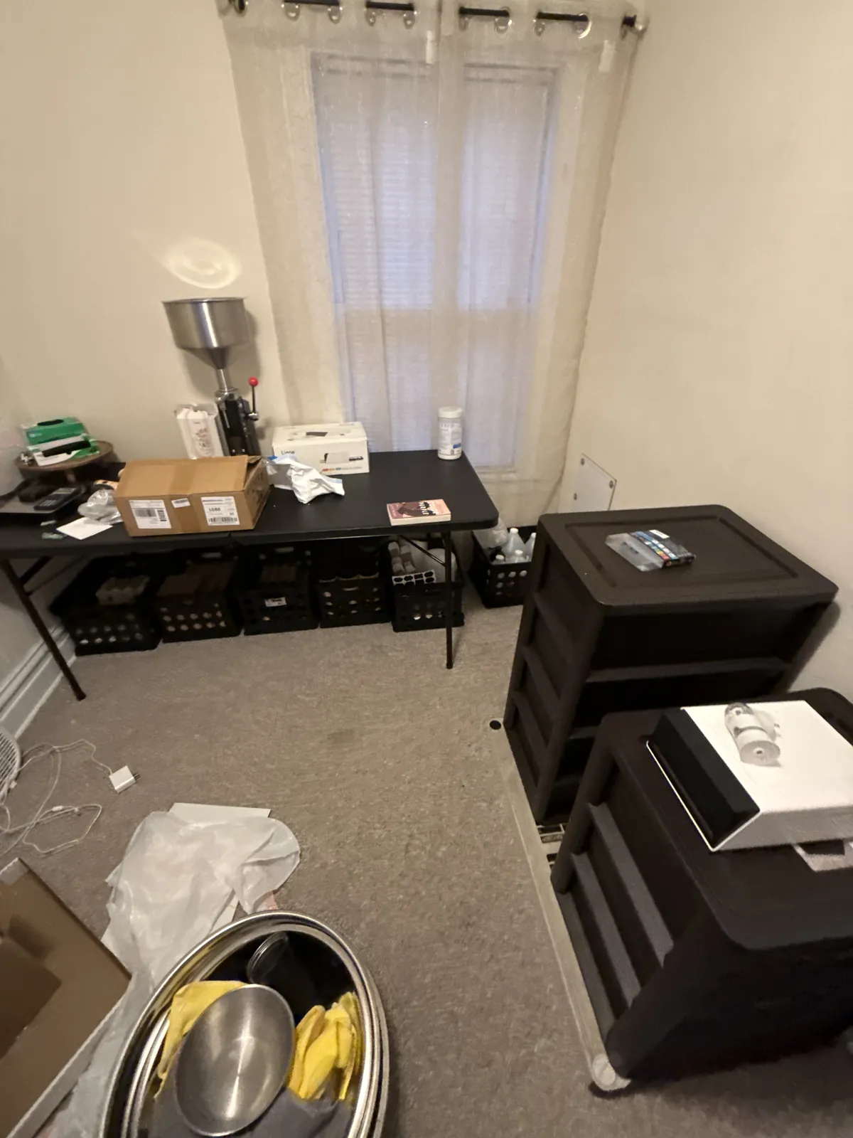 The room where Noirè products are made.